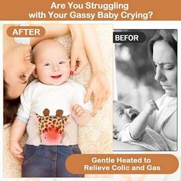 Heigoeost Baby Colic and Gas Relief Heating Pad