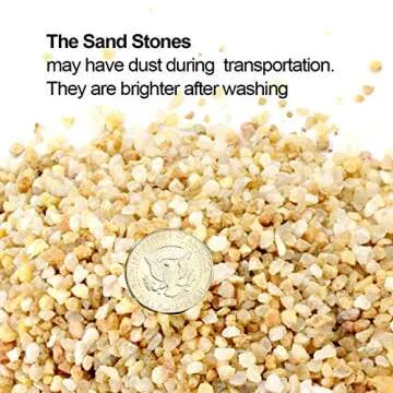 TOYPOPOR Coarse Silica Sand 2.2lb for Bonsai Cacti Succulent and Carnivorous Plant Mix