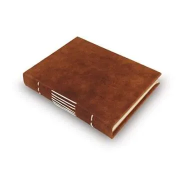 Kathmandu Valley Co. Nepali Keeper Journal with Handmade Lokta Paper. Made in Nepal. (5x7 Inches, Terra Cotta)