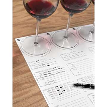 Wine Folly - Wine Tasting Notes Placemats Print 20-Pack (12" x 16")