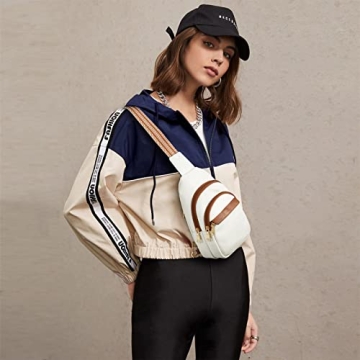 BOSTANTEN Beige Leather Sling Bag for Women