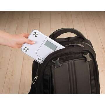 Taylor Digital 350LB Mini Scale - Compact & Portable