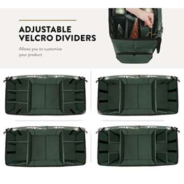 Sturdy 2-in-1 Christmas Ornament Storage Box for Decor