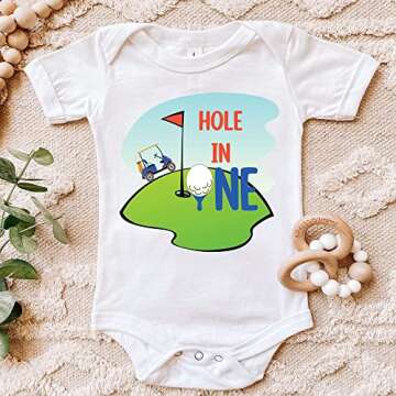 ONE golf birthday shirt golf birthday shirt first birthday party golf birthday bodysuit first birthd...
