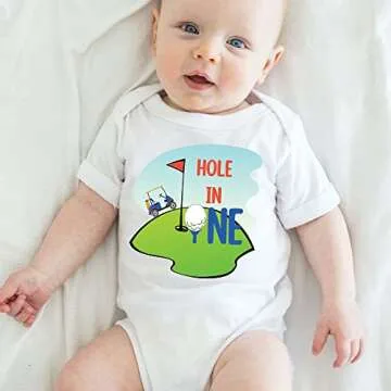 ONE Golf Birthday Shirt for First Birthday Fun