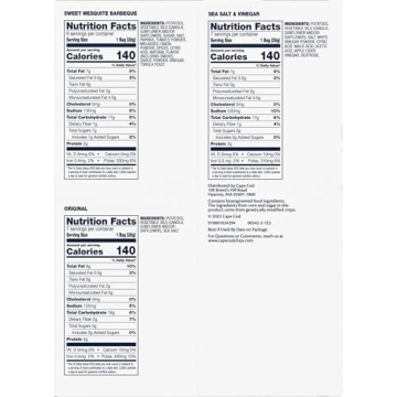 Cape Cod Kettle Cooked Potato Chips Variety Pack 20 Bags