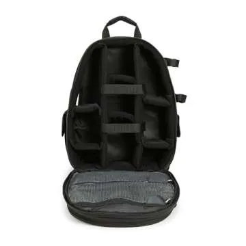 Amazon Basics Backpack for SLR Cameras and Accessories-Solid, Black