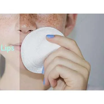 USA Based! (16 Pack) Bamboo Makeup Remover Pads, 2 Layers 3.15inch Reusable Bamboo Cotton Rounds with Laundry Bag, Washable Facial Cleansing Cloths for Eye Makeup Removal and Face Wipe