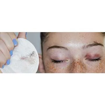 USA Based! (16 Pack) Bamboo Makeup Remover Pads, 2 Layers 3.15inch Reusable Bamboo Cotton Rounds with Laundry Bag, Washable Facial Cleansing Cloths for Eye Makeup Removal and Face Wipe