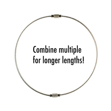 Versatile Stainless Steel Wire Keychains for All Occasions