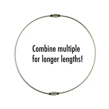 Versatile Stainless Steel Wire Keychains for All Occasions