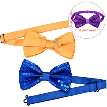 Elegant Yaomiao Men's Pre-Tied Bow Ties - 6 Stylish Colors
