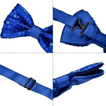 Elegant Yaomiao Men's Pre-Tied Bow Ties - 6 Stylish Colors