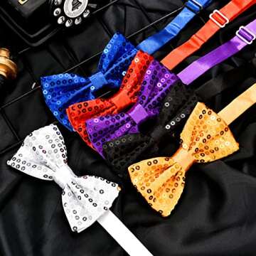 Elegant Yaomiao Men's Pre-Tied Bow Ties - 6 Stylish Colors