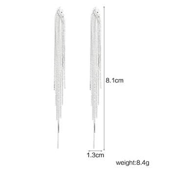 FUTIMELY Elegant Long Tassel Earrings for Women