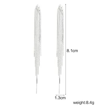 FUTIMELY Elegant Long Tassel Earrings for Women