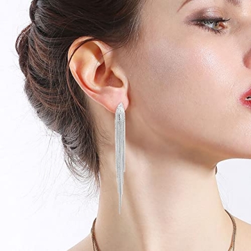 FUTIMELY Elegant Long Tassel Earrings for Women