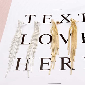 FUTIMELY Elegant Long Tassel Earrings for Women