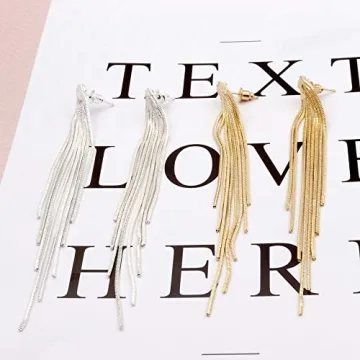 FUTIMELY Elegant Long Tassel Earrings for Women