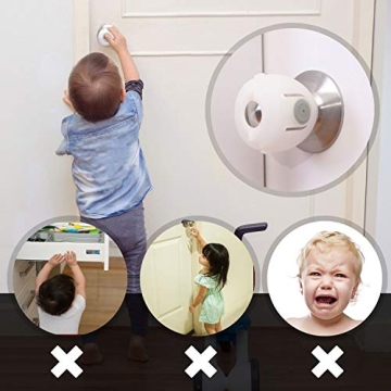 EUDEMON Safety Door Knob Covers for Toddlers - 4 Pack