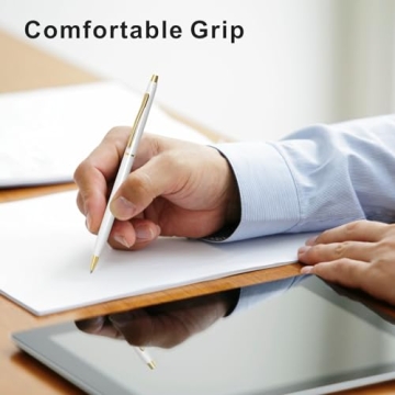 Cambond Ballpoint Pens - Stylish White Ink Pens for All