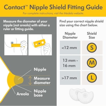 Medela Contact Nipple Shields for Breastfeeding Support