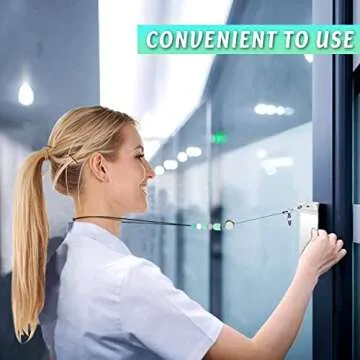 Stylish Retractable Lanyard for Badges and Keys