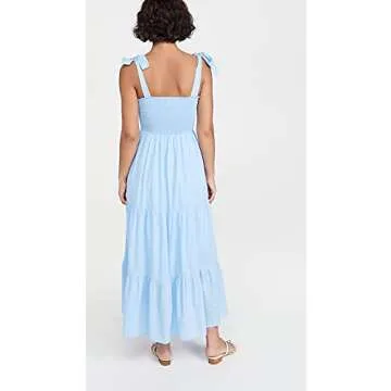 XIRENA Women's Loraine Dress, Cruise Blue, M