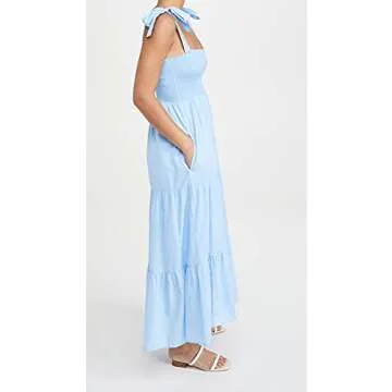 XIRENA Women's Loraine Dress, Cruise Blue, M