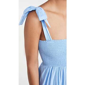 XIRENA Women's Loraine Dress, Cruise Blue, M