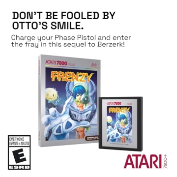 Frenzy 7800 Game for Atari 2600 and 7800 Consoles