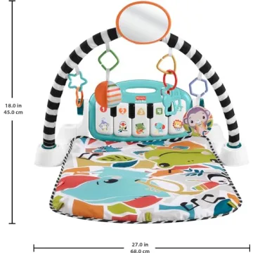 Fisher-Price Glow and Grow Kick & Play Piano Gym