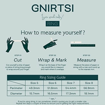 Stylish GNIRTSI Gold Hammered Ring for Women