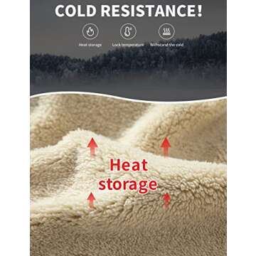 Gihuo Men's Winter Warm Fleece Pants Sherpa Fleece Lined Jogger Pants Sweatpant Athletic Running Straight Cuff Pants (Grey, Medium)