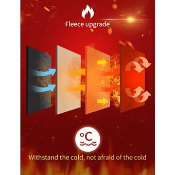 Gihuo Men's Winter Warm Fleece Pants Sherpa Fleece Lined Jogger Pants Sweatpant Athletic Running Straight Cuff Pants (Grey, Medium)