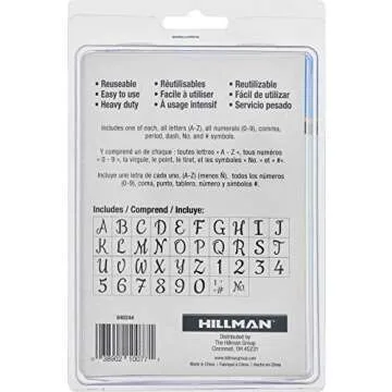 Versatile Hillman Decorative Stencils for DIY Projects