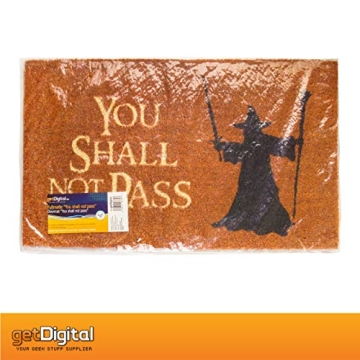 getDigital Doormat You Shall Not Pass | Durable Entry Mat