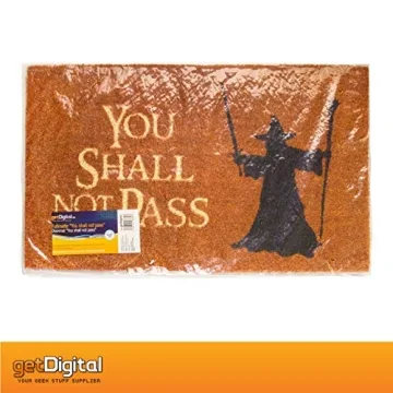 getDigital Doormat You Shall Not Pass | Durable Entry Mat