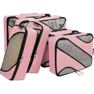 Bagail 6 Set Packing Cubes for Travel Organization