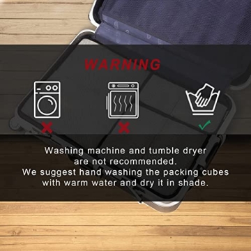 Bagail 6 Set Packing Cubes for Travel Organization