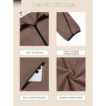 LASLULU Sherpa Pullover Jacket Cozy Women’s Sweatshirt