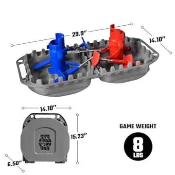 ChuggerKnights® Best 2-Player Game for Thrilling Party Fun, Indoor & Outdoor