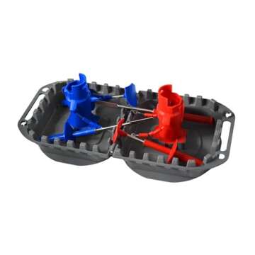 ChuggerKnights® Best 2-Player Game - Knights Jousting Tabletop Party Game, Indoor, Outdoor, Tailgates, Backyard, Birthday