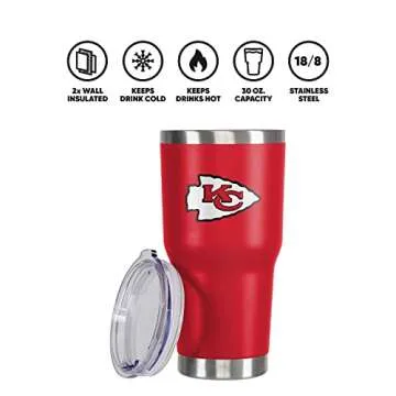 Kansas City Chiefs 30 oz Tumbler - Perfect for Game Day