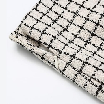 2023 High Waisted Mini Plaid Skirt for Women