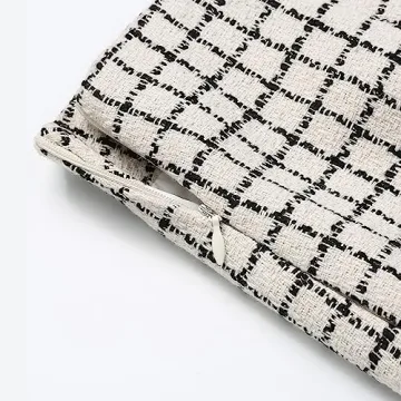 2023 High Waisted Mini Plaid Skirt for Women