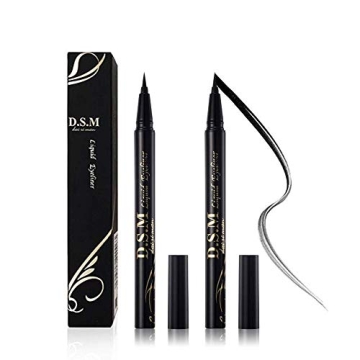 SEILANC Waterproof Liquid Eyeliner Long Lasting&Smudgeproof Eye Liner 2 Packs Precise Eyeliner Pen f...