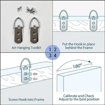 MUDECOR Premium Framed Wall Art Vintage Winter Storm Mountain Valley Nature Wilderness Illustrations Fine Art Decorative Landscape for Living Room, Bedroom, Office - 26"x36" Natural