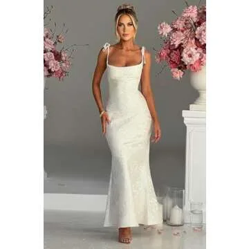 CDSSL Silk Satin Blush Pink Prom Dresses Floral Corset Bodycon Square Neck Long HOCO Dress for Women Sleeveless Formal Gowns and Evening Dress Size 6