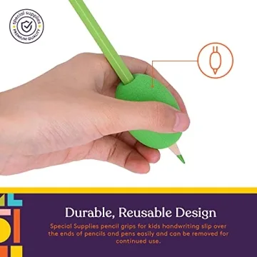 Special Supplies Ergonomic Pencil Grip Set for Kids and Adults